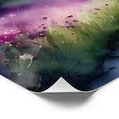 "Glen Garlands" Landschap Yorkshire Dales Scène Perfect Poster (Hoek)