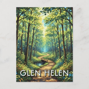Glen Helen Nature Preserve Ohio Reis Briefkaart