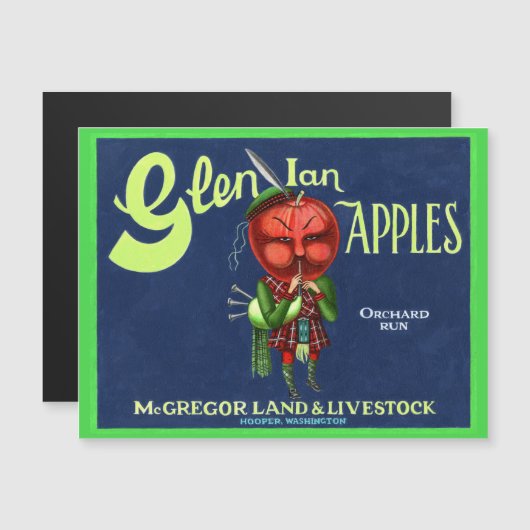  Glen Ian Apples Logo, Hooper, (Voorkant / Achterkant)