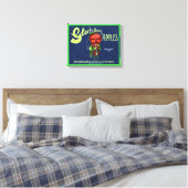  Glen Ian Apples Logo, Hooper, Canvas Afdruk (Insitu (Slaapkamer))