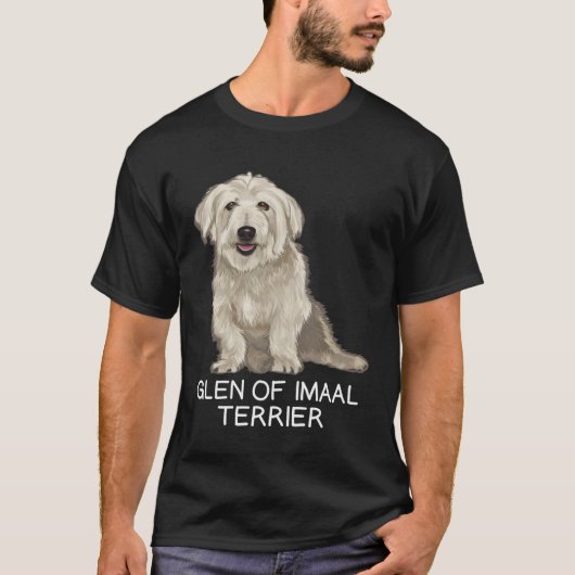 Glen of Imaal Terrier Crazy Dog T-shirt (Voorkant)