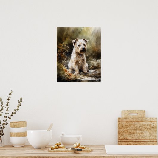 Glen of Imaal Terrier Dog Art Print Poster (Keuken)
