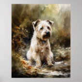 Glen of Imaal Terrier Dog Art Print Poster (Voorkant)