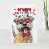 Glen of Imaal Terrier Dog Loving You Valentijn Feestdagen Kaart (Voorkant)