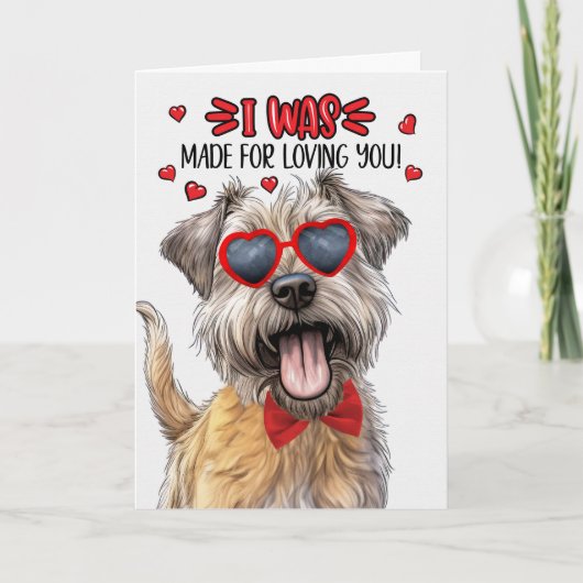 Glen of Imaal Terrier Dog Loving You Valentijn Feestdagen Kaart (Voorkant)