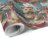 Glen of Imaal Terrier Holiday Baking: Feestelijk Cadeaupapier (Rol Hoek)