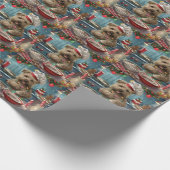 Glen of Imaal Terrier Holiday Baking: Feestelijk Cadeaupapier (Hoek)