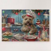 Glen of Imaal Terrier Holiday Baking: Feestelijk Legpuzzel (Horizontaal)