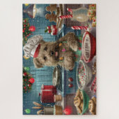Glen of Imaal Terrier Holiday Baking: Feestelijk Legpuzzel (Verticaal)