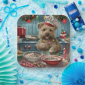 Glen of Imaal Terrier Holiday Baking: Feestelijk Papieren Bordje (Feest)