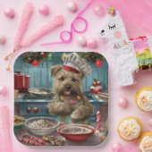 Glen of Imaal Terrier Holiday Baking: Feestelijk Papieren Bordje (Feest)