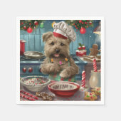 Glen of Imaal Terrier Holiday Baking: Feestelijk Servet (Voorkant)