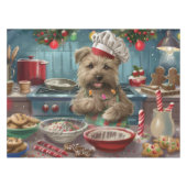 Glen of Imaal Terrier Holiday Baking: Feestelijk Tafelkleed (Voorkant (Horizontaal))