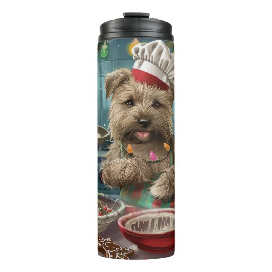 Glen of Imaal Terrier Holiday Baking: Feestelijk Thermosbeker (Voorkant)