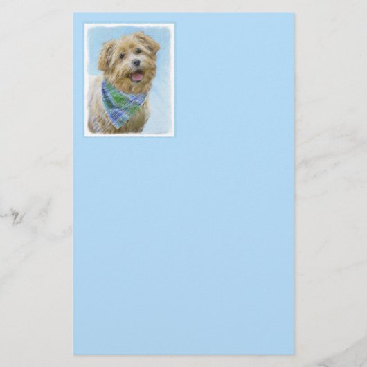 Glen of Imaal Terrier Painting - Original Dog Art Briefpapier (Voorkant)