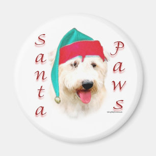 Glen of Imaal Terrier Santa Paws Magneet