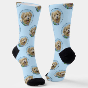 Glen of Imaal Terrier Schilderen Originele Hond Ku Sokken