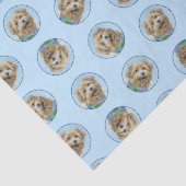 Glen of Imaal Terrier Schilderen Originele Hond Ku Tissuepapier (Detail)