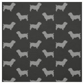 Glen of Imal Terrier Dog Silhouettes patterned Stof (Swatch)