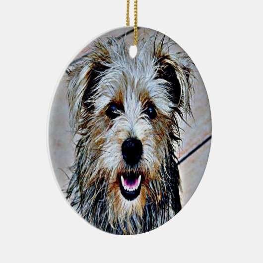 Glen of Imal Terrier Keramisch Ornament (Rechts)