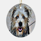 Glen of Imal Terrier Keramisch Ornament (Links)