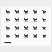 Glen of Imal Terrier Ronde Sticker (Vel)