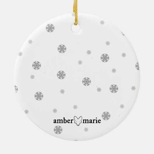 Glen of Imal Terrier - Santa Hat Kerstmis Bauble Keramisch Ornament (Achterkant)