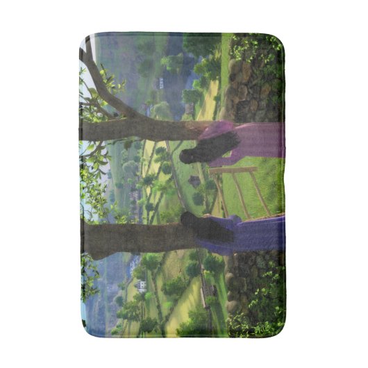Glen of the Twins Bath Mat (Voorkant Verticaal)