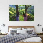 Glen of the Twins Canvas Print (Insitu (Slaapkamer))