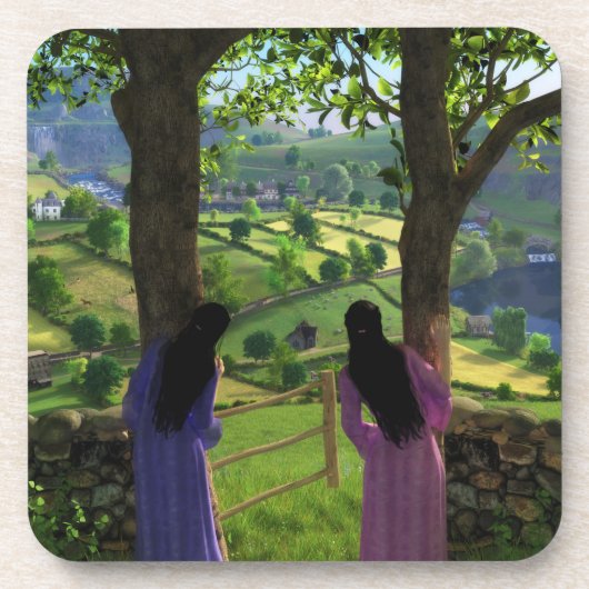 Glen of the Twins Cork Onderzetters (Voorkant)