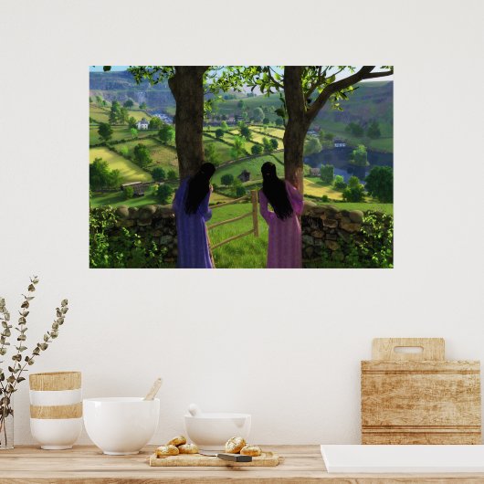 Glen of the Twins Print (Keuken)