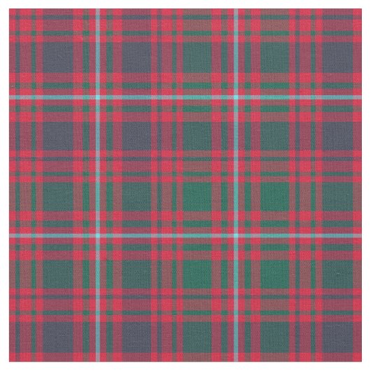 Glen Orchy District Tartan Stof (Close Up)