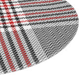 Glen Plaid Rood Zwart Tweed Snijplank (Hoek)