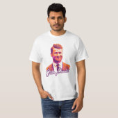 Glen powell art t-shirt (Voorkant volledig)