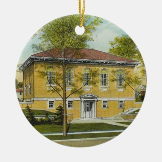 Glen Ridge Public Library Ornament (Voorkant)