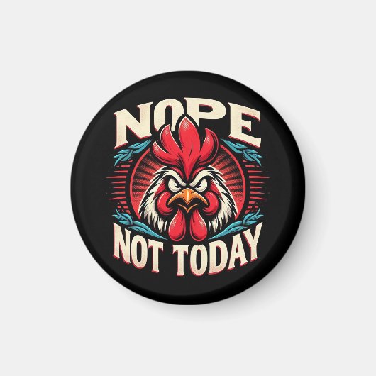 "Glen the Nope Chicken" Magnet (Voorkant)