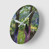 Glen van de Twins Clock Ronde Klok (Hoek)