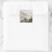 Glenarm, County Antrim, Northern Ireland Vierkante Sticker (Tas)