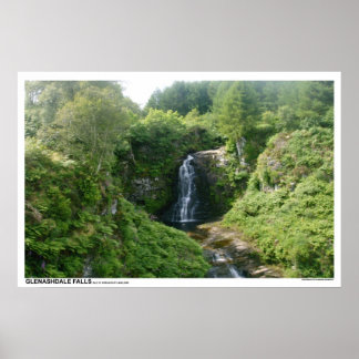 Glenashdale Herfsten, eiland Arran, Schotland Poster