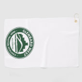 Glenbard West Golf Handdoek | Glen Ellyn Hilltoppe (Horizontaal)