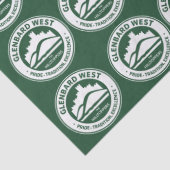 Glenbard West Tissue Paper | The Hilltoppers Tissuepapier (Detail)