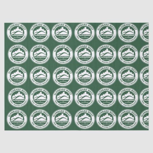 Glenbard West Tissue Paper | The Hilltoppers Tissuepapier (Voorkant)