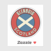 Glenboig, Schotland Sticker (Vel)