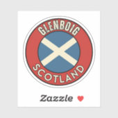 Glenboig, Scotland Sticker (Vel)