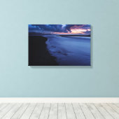 Glenbrittle Laat licht Isle of Skye Canvas Afdruk (Insitu (Houten vloer))