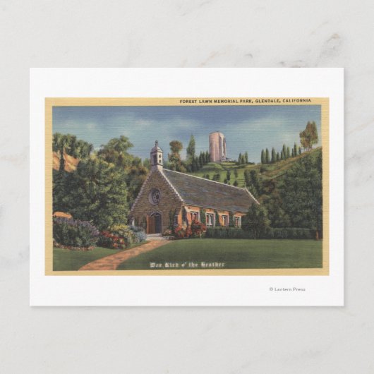 Glencairn, Replica of Annie Laurie's Church Briefkaart (Voorkant)