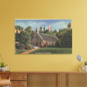 Glencairn, Replica of Annie Laurie's Church Canvas Afdruk (Insitu (Woonkamer))