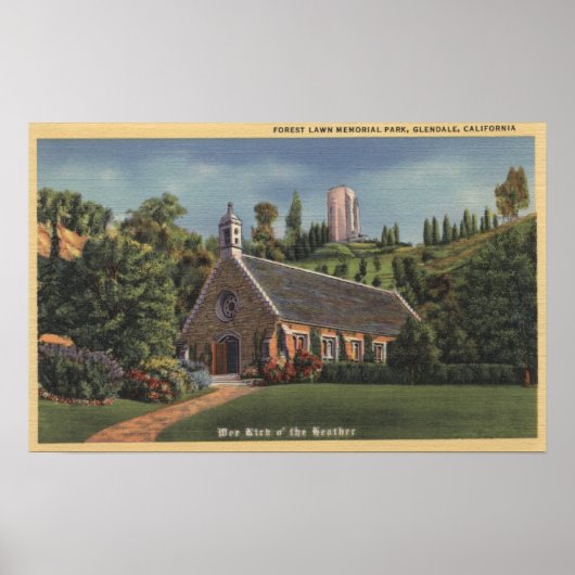 Glencairn, Replica of Annie Laurie's Church Poster (Voorkant)
