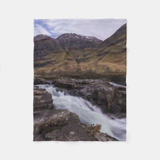 Glencoe Coe Waterfall Fleece Deken (Voorkant)