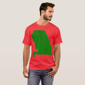 Glencoe IL-kaart T-shirt (Voorkant volledig)